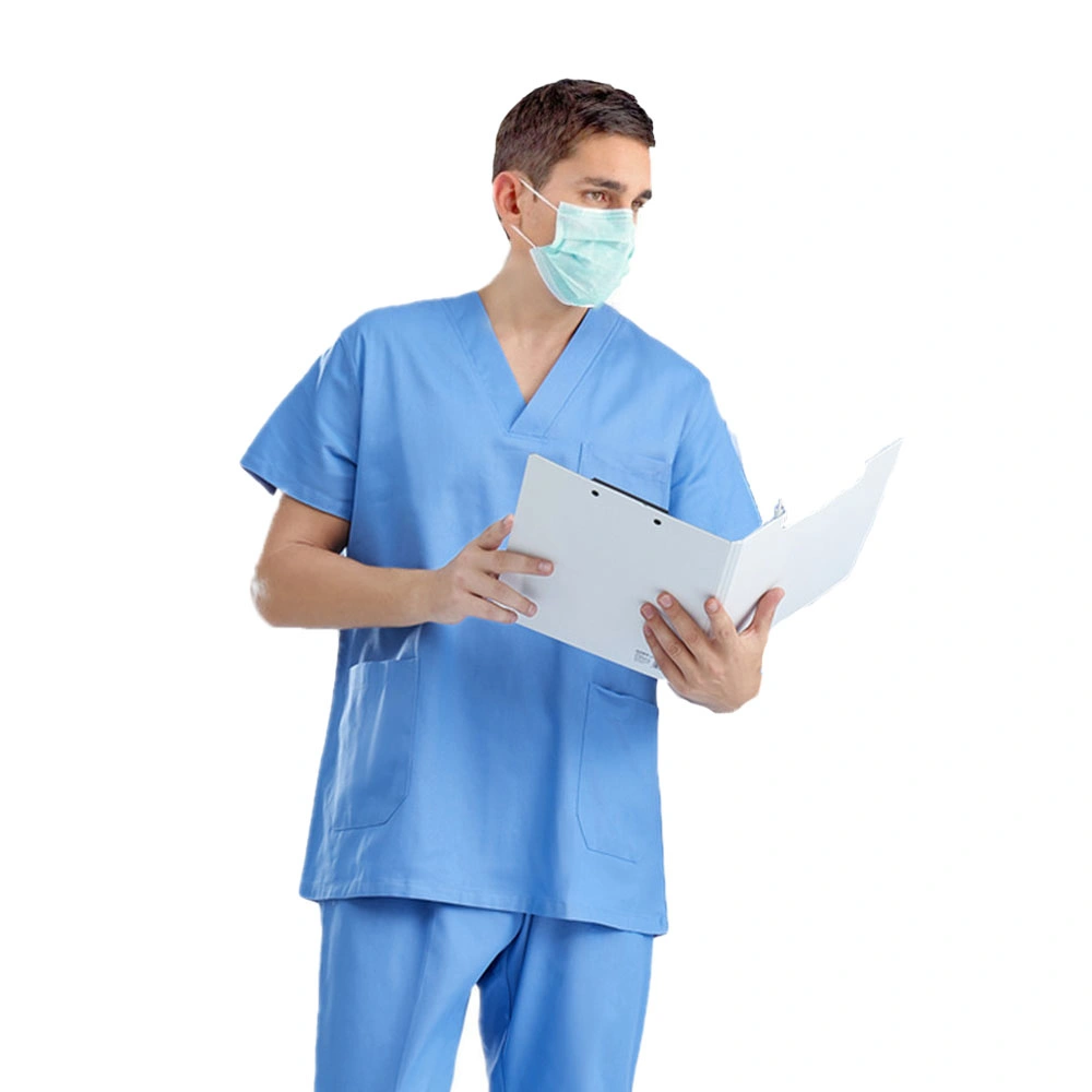 Operating Room Short Sleeve Hand Brush Doctor Nurse Short Sleeve Oral and Dental Work Clothes Scrub Suit