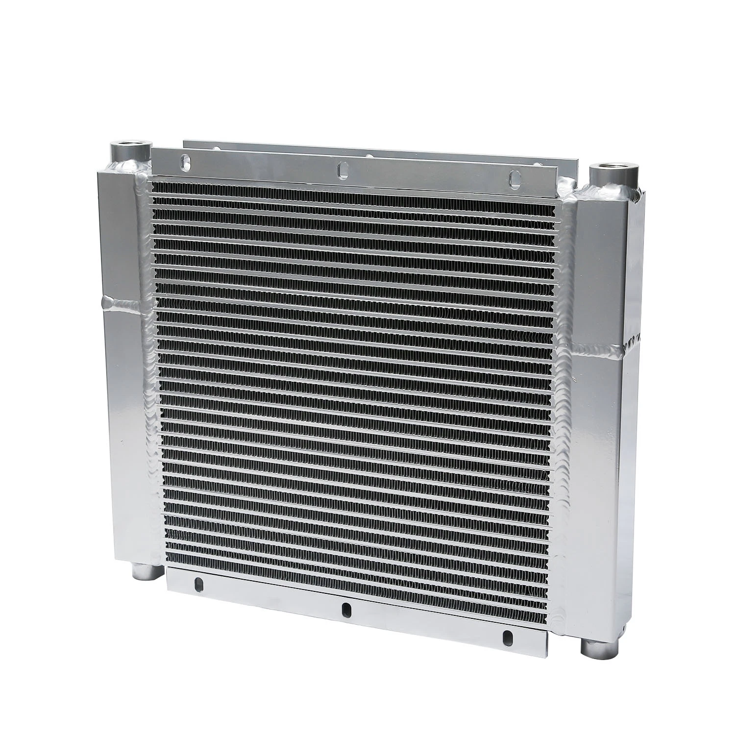 Échangeur de chaleur du radiateur de l'air du refroidisseur d'huile de type plaque Pièces de compresseurs disponibles de personnalisation pour refroidisseur