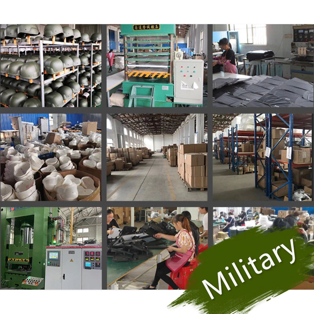 Factory Military Wholesale/Supplier PE/Aramid Bullet Proof Helmet Bulletproof Helmet Nij Iiia