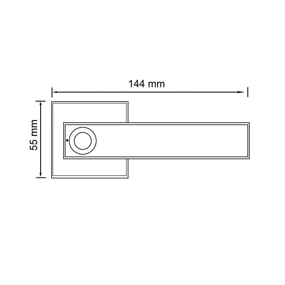 Intelligent Door Lock Electronic Fingerprint Safety Bedroom Door Hotel Door Locks