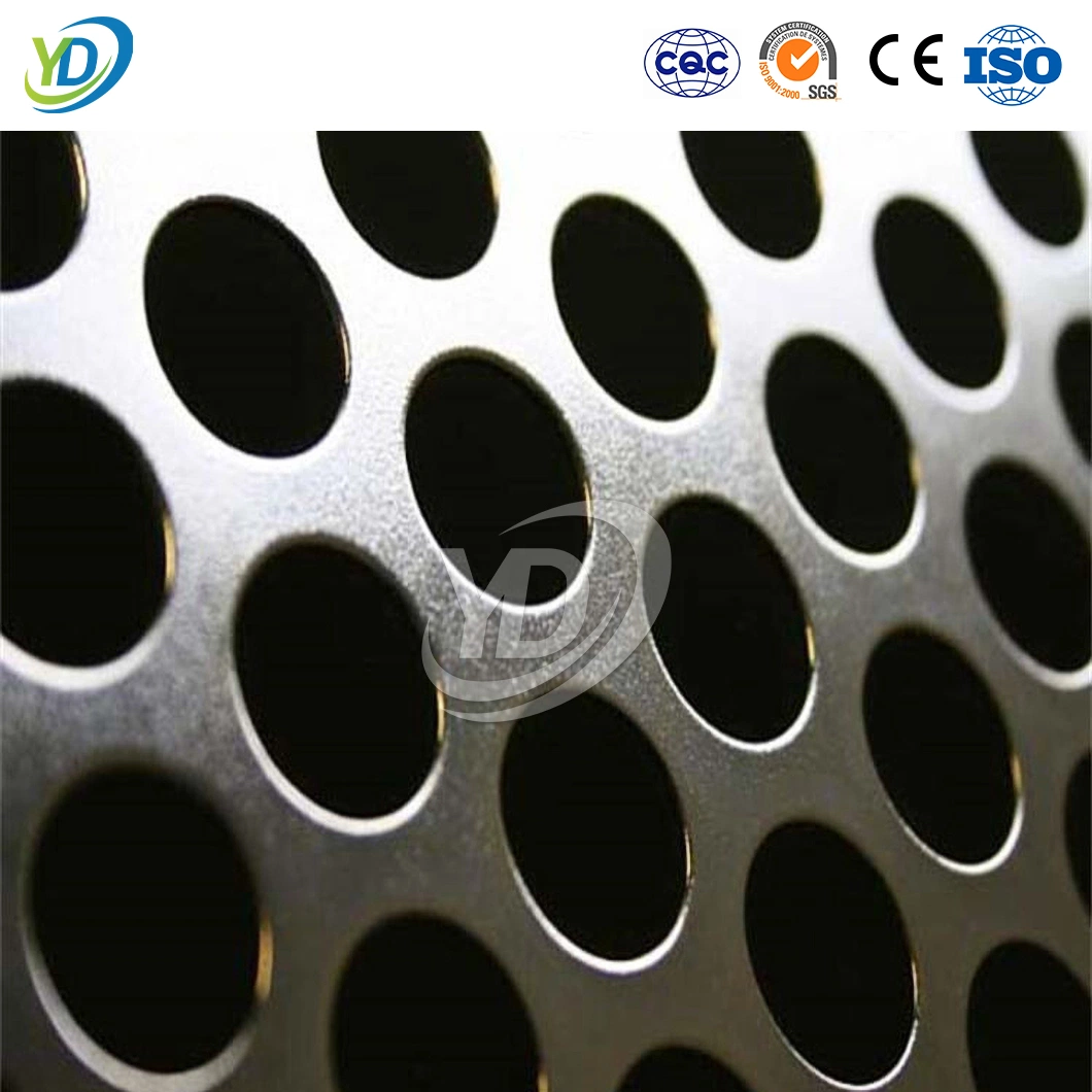 Yeeda Wire Mesh Galvanized Perforated Sheet Fish Scale Hole Shape 1 mm Perforated Stainless Steel Sheet China Manufacturing Oval Perforated Metal Mesh