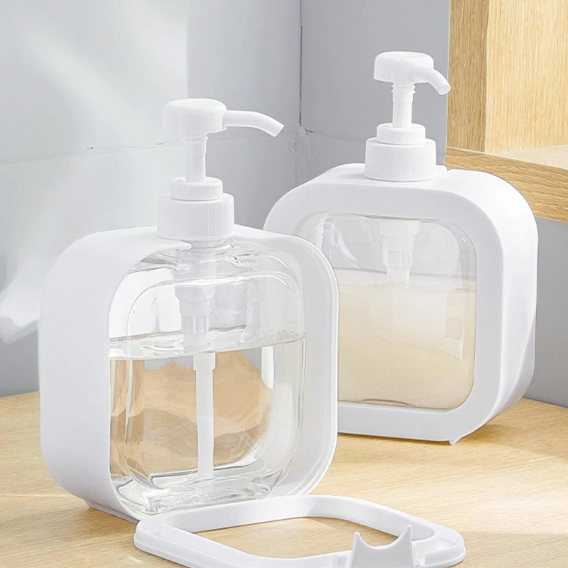 Bouteille de lessive étanche d'1L, bouteilles de détergent pour lessive en PET, seau de liquide de lavage, bouteille en plastique personnalisée.