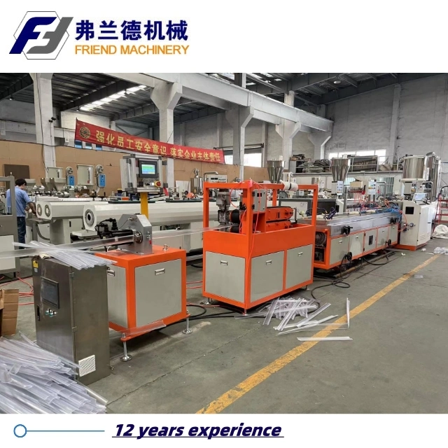 Matured Technology PVC Transaparent 1-2 Colors Supermarket Price Tag Holder Strip Profile Extrusion Machine Line