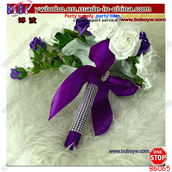Flores de boda al por mayor de agente de compras decoración de bodas boda Bouquet Diaman Terhine Guarnecido de cristal (B6064)