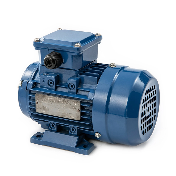 0.1kw/0.2kw/0.4kw 3-Phase Horizontal Type Small AC Gear Motor with Brake