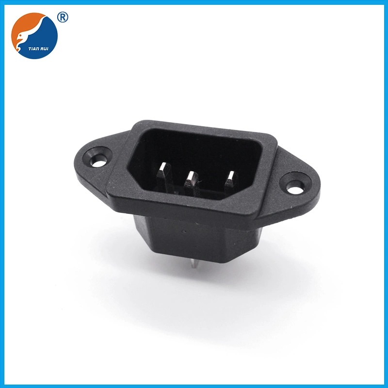 10A 2 Pin AC Power Socket AC Socket Outlet with Fuse