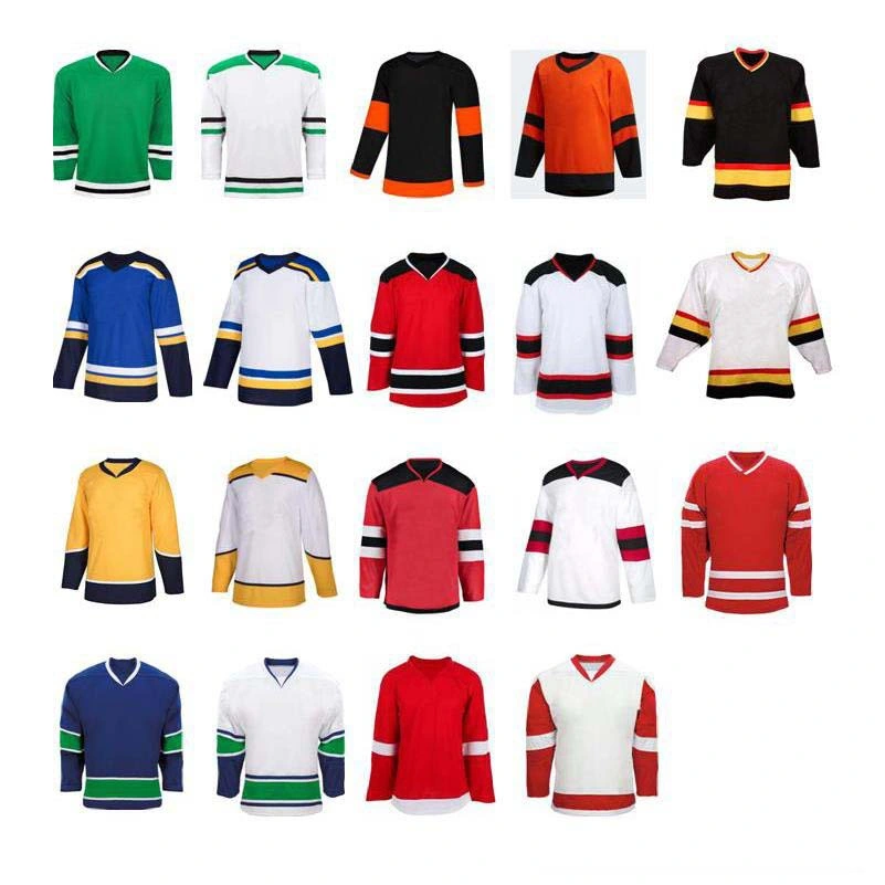 Professional Custom Sportswear Breathable Polyester Ice Hockey Referee Embroidery Jersey