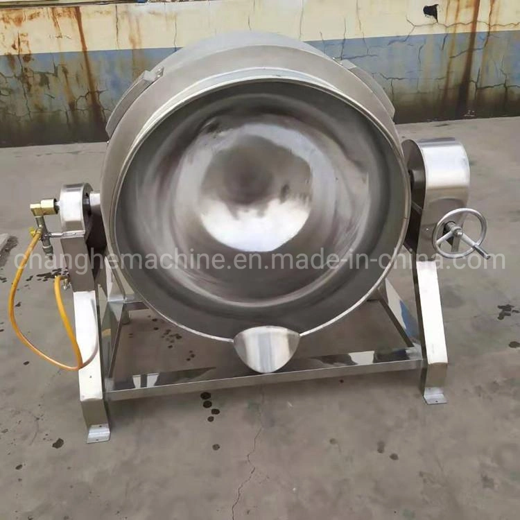 High quality/High cost performance  Stainless Steel Steam/Electric Cooking Jacket Pot with Mixer