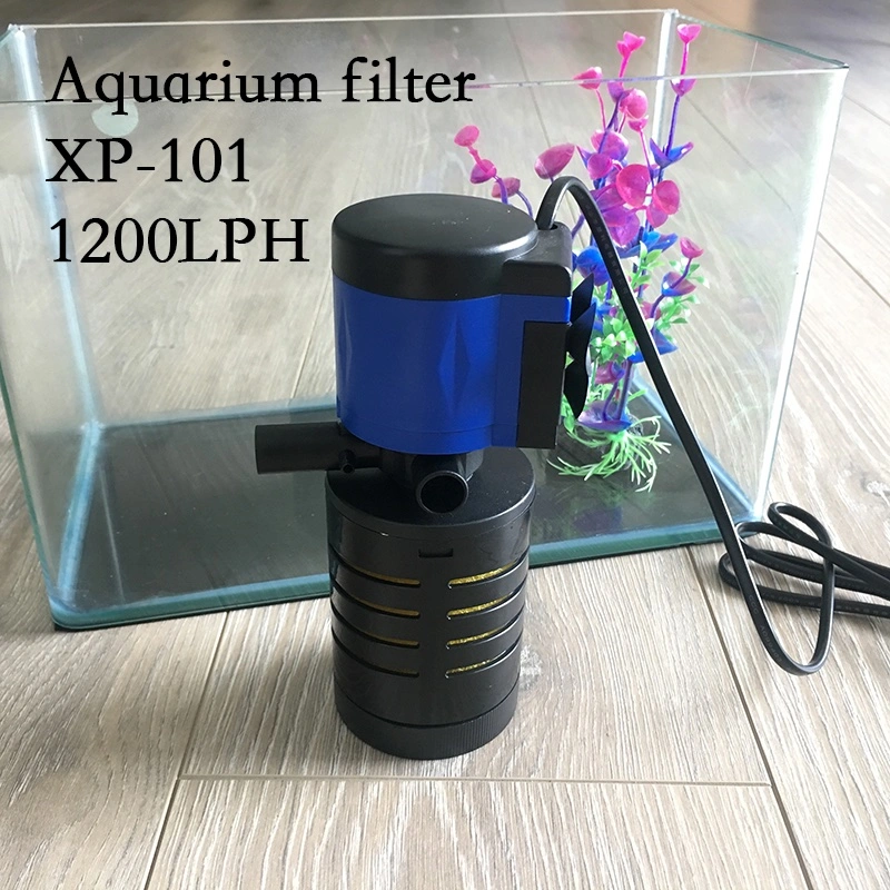 L'Aquarium de la pompe à filtre pour l'eau claire 1200lph avec mousse remplaçable