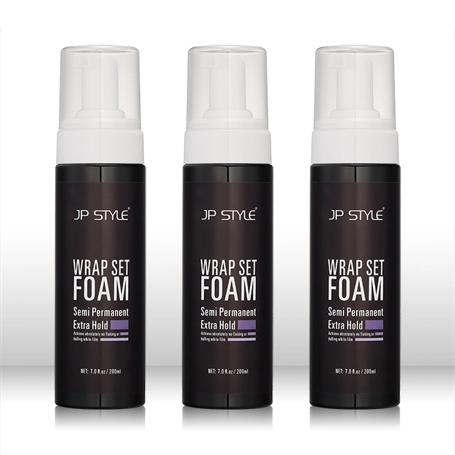 Conjunto de acondicionamento de produtos para modelação OEM Lotion de espuma para cabelo encaracolado