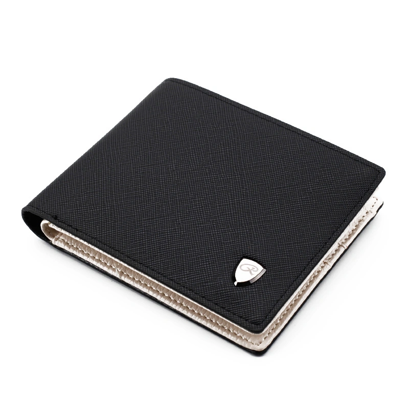 Excellent Travel Bifold Credit Card Protector RFID Blocking Men's Genuine Leather Wallet