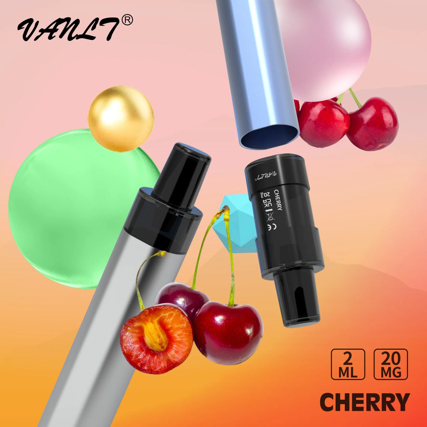 Wholesale/Supplier Disposable/Chargeable New Electric Vape Hookah Shisha Vaporizer Smoking Custom Vaporizer Pen Cherry Flavored