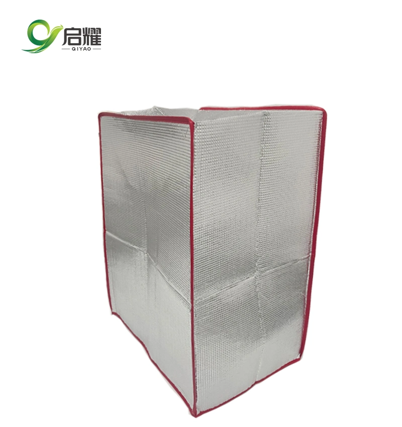 Aluminized Foil EPE / Bubble Foam Easy Install Thermal Pallet Cover for Fresh Food Shipping Cover