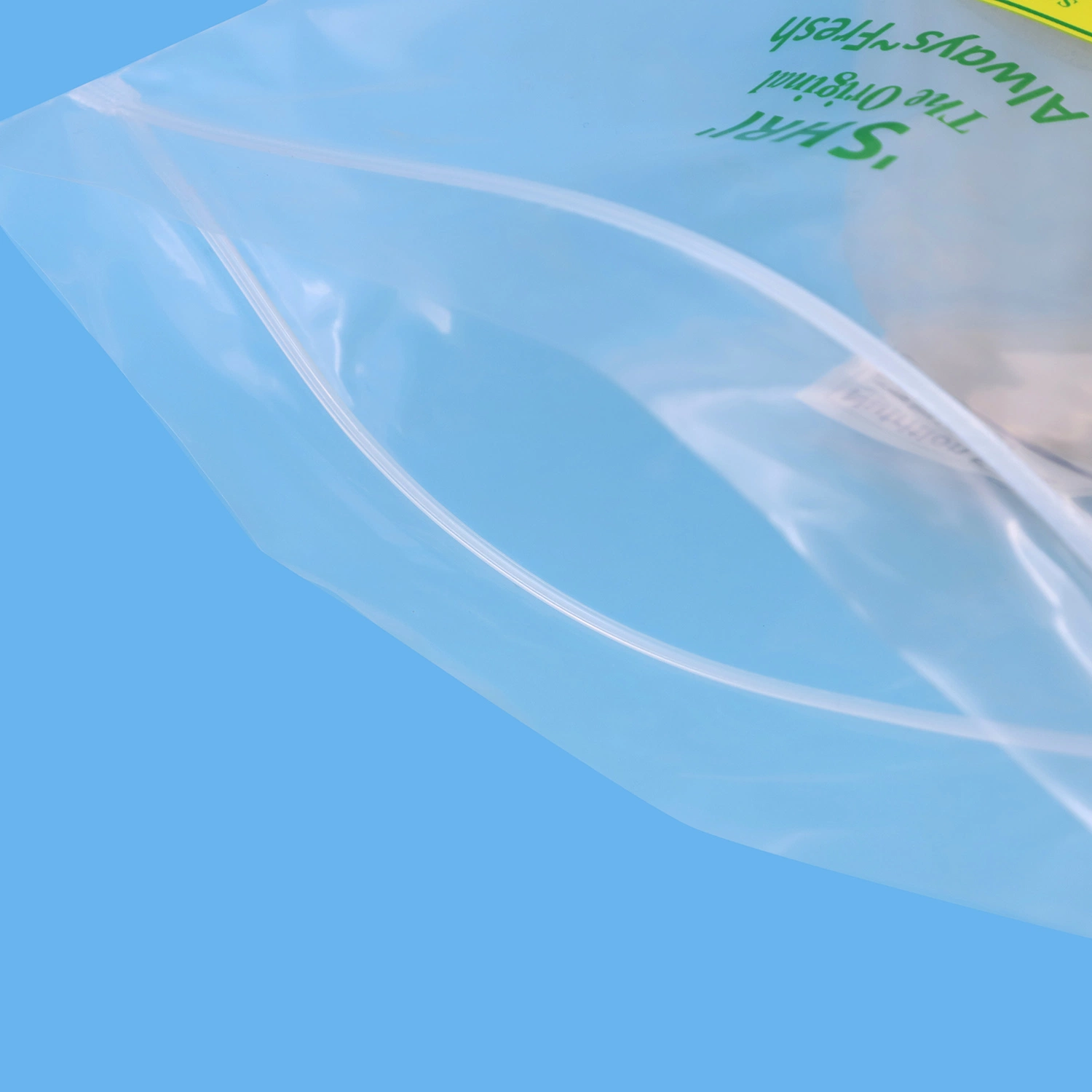 Factory Customized Food Grade Gravure Printed Single Layer 100% Biodegradable PE Bag with Zipper for Packaging Snack