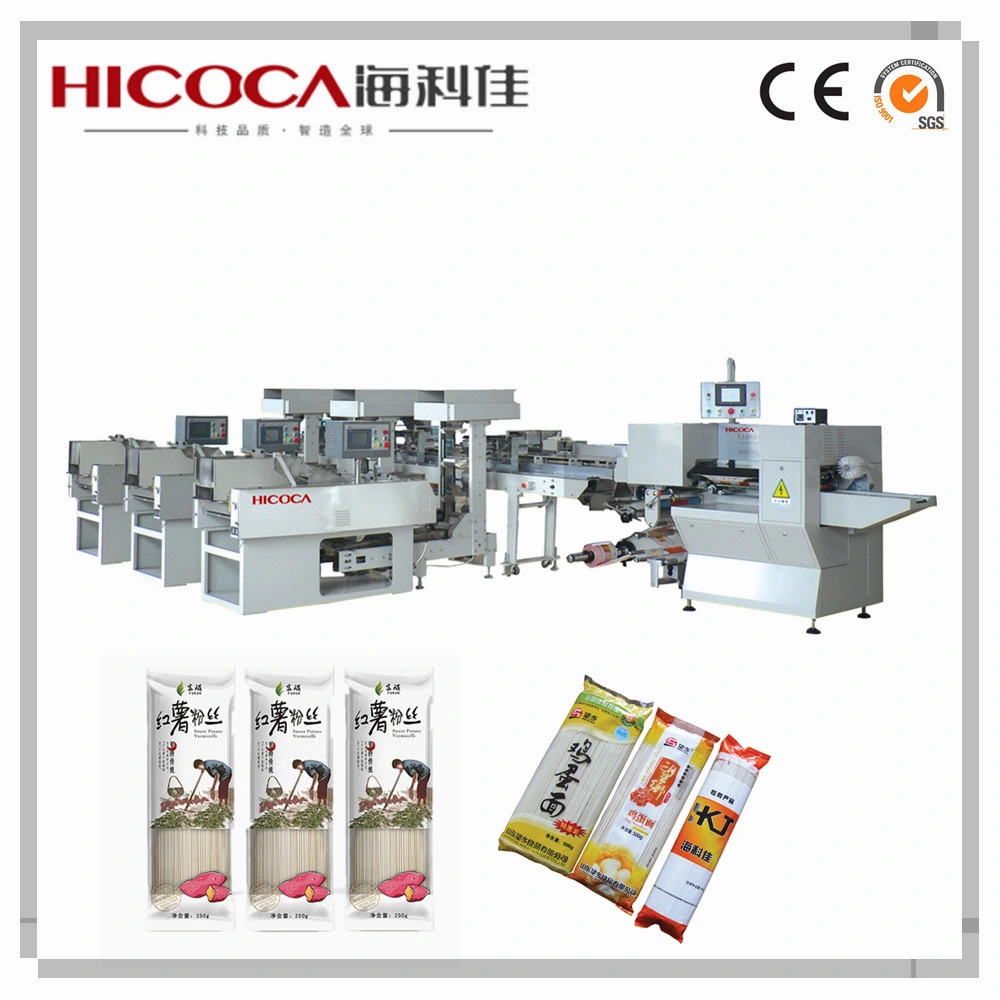 Automatic Noodle Wrapping Flow Packaging Packing Machine