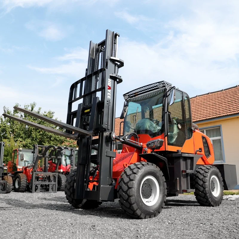 China Huayee Factory 4WD Forklift 6m Multifunctional All-in-One High quality/High cost performance 2t 2.5t 3t 5t 10ton All Terrain Cheapest Diesel CPC Forklift Sell Wholesale/Supplier Price