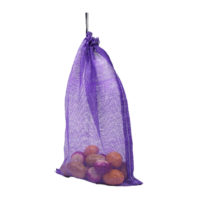 Reusable Small Plastic Packaging Orange Potato Ginger Fruits Vegetable Garlic Onion Net Mesh Bags