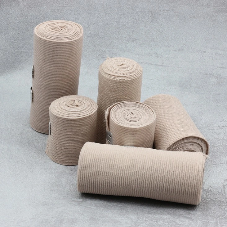 Multi-Purpose Compression Elastic Bandage with Clips