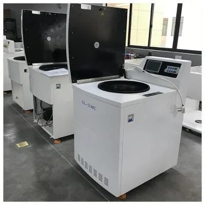 Gl-22mc/Gl-21mc Drawell 22000rpm Floortype High Speed Refrigerated Centrifuge Medical Blood Bank Bag Centrifuge Laboratory Large Capacity Centrifuge Machine