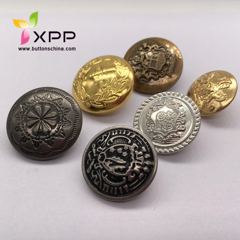 China Manufactory Button Alloy Button for Garments or Government Garments