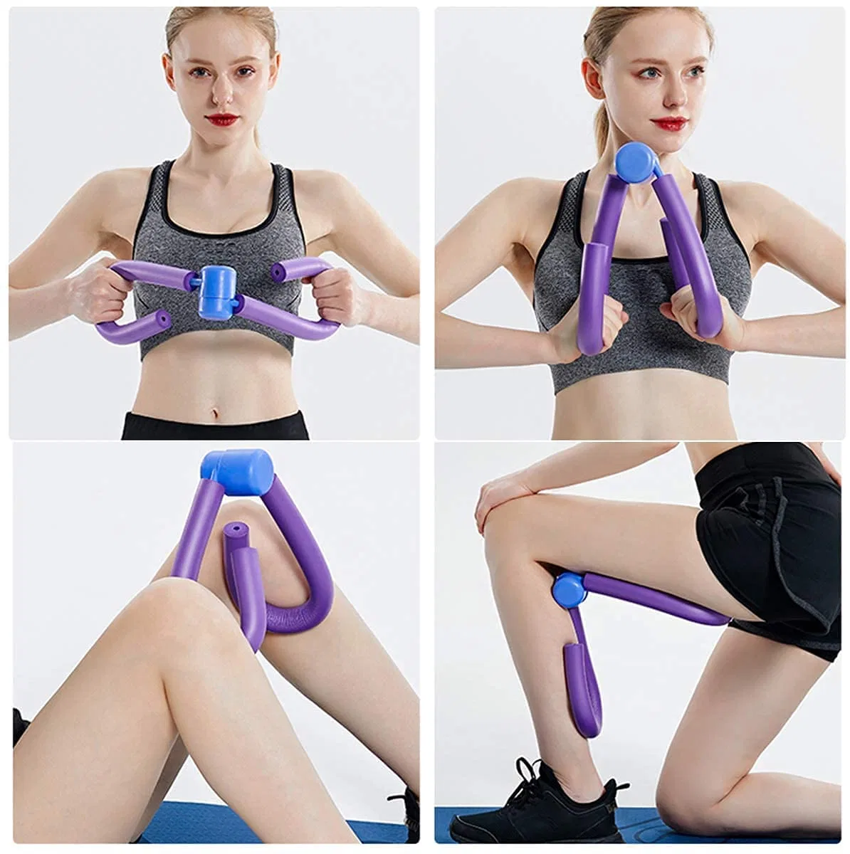 Entrenador multifuncional de piernas internas y externas de Thigh Master Exerciser Kegel, Thigh Toner Pelvic Floor músculo Trainer cintura Trimmer