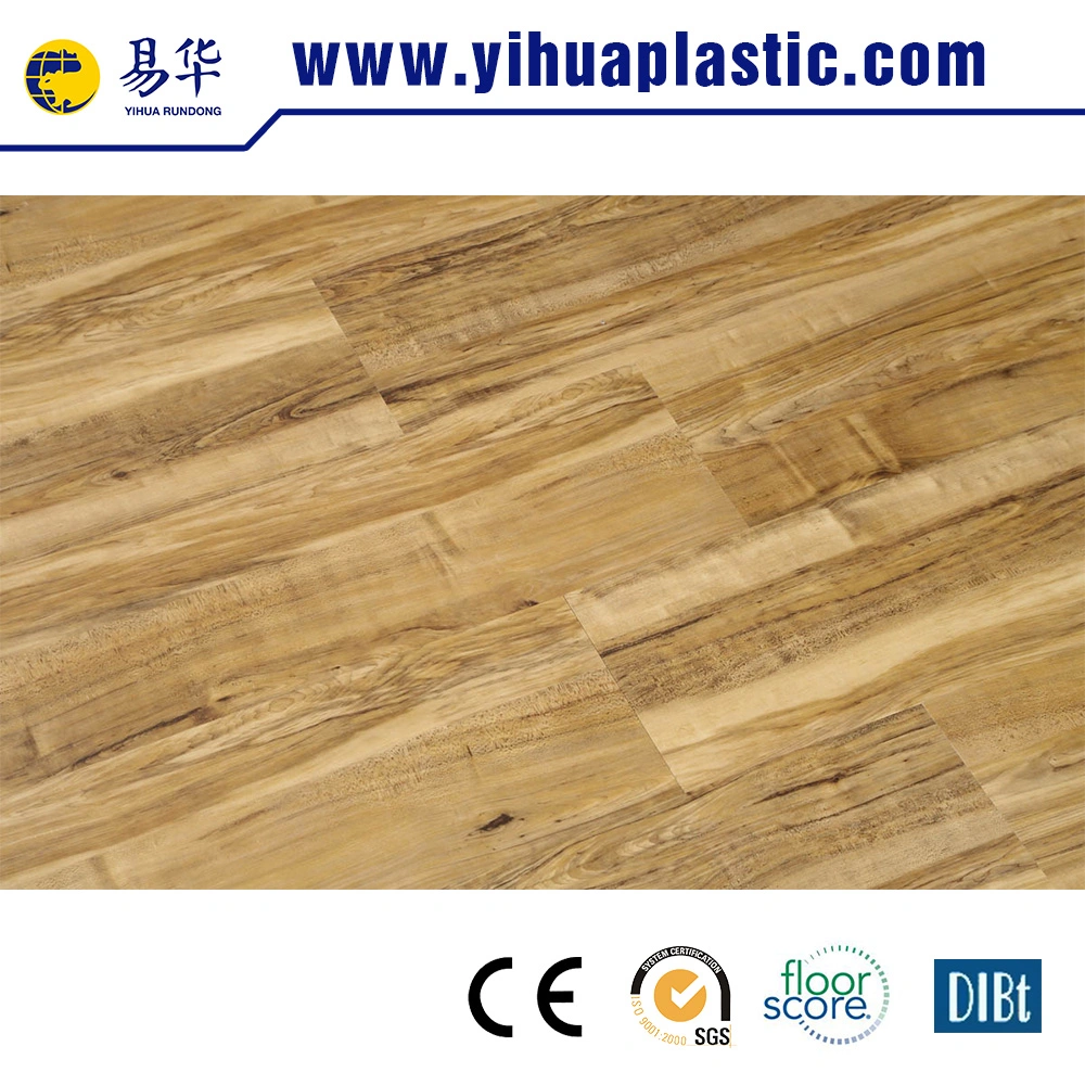 Piso SPC PVC para pavimento em vinil, SPC, com design em madeira