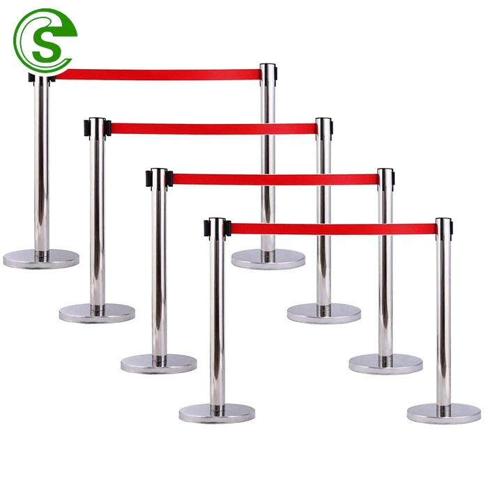 Poteau de cordes en acier inoxydable tressé étançons Queue Stand