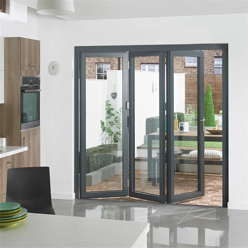 Thermal Insulation Broken Top Quality Aluminum Folding Doors