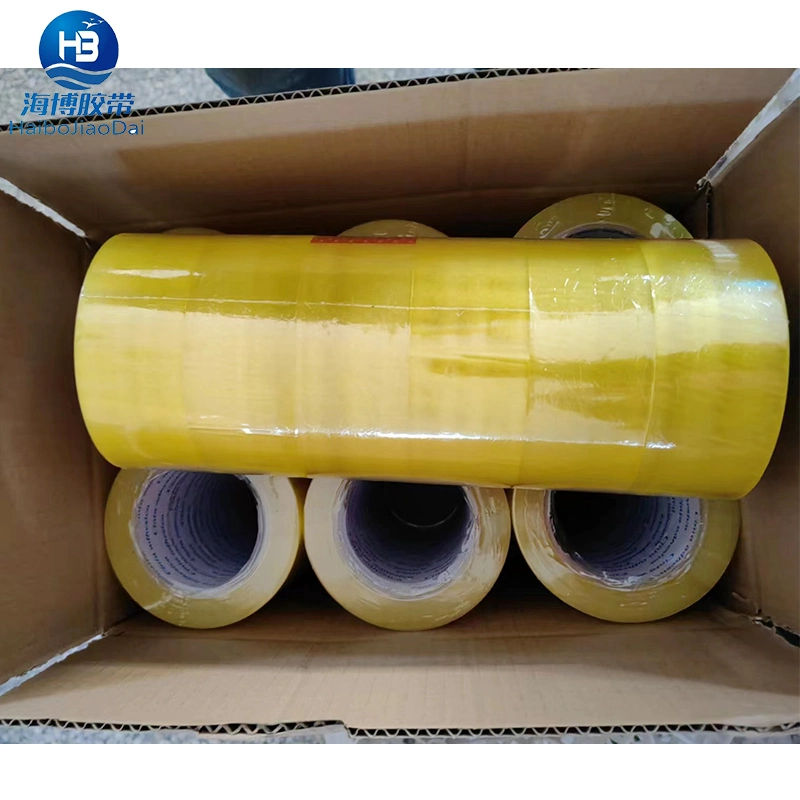 Strong Adhesive High Performance with Synthetic Rubber Resin Waterproof BOPP Clear Packing Adhesive Tape Price