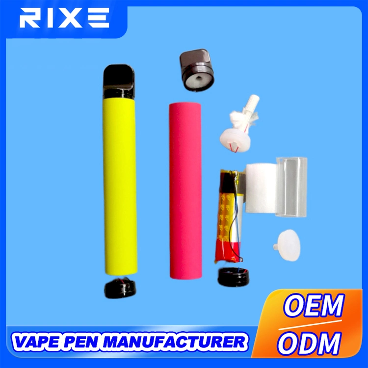 OEM Factory Custom 0% 2% Nicotine Free 2ml Pod Hookah Shisha Empty Vaporizer Disposable 600/800 Puff Bar Plus Mini E Cigarette