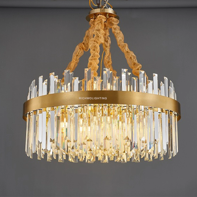 Elegante, moderno E14 Colgante de Cristal lámpara de araña de luces para la iluminación Decoración