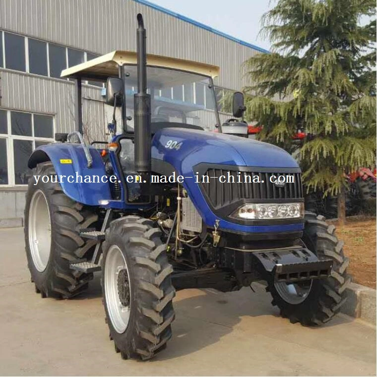 Cambodia Hot Sale Dq904 90HP 4WD Paddy Tire Agricultural Farm Tractor Made in China