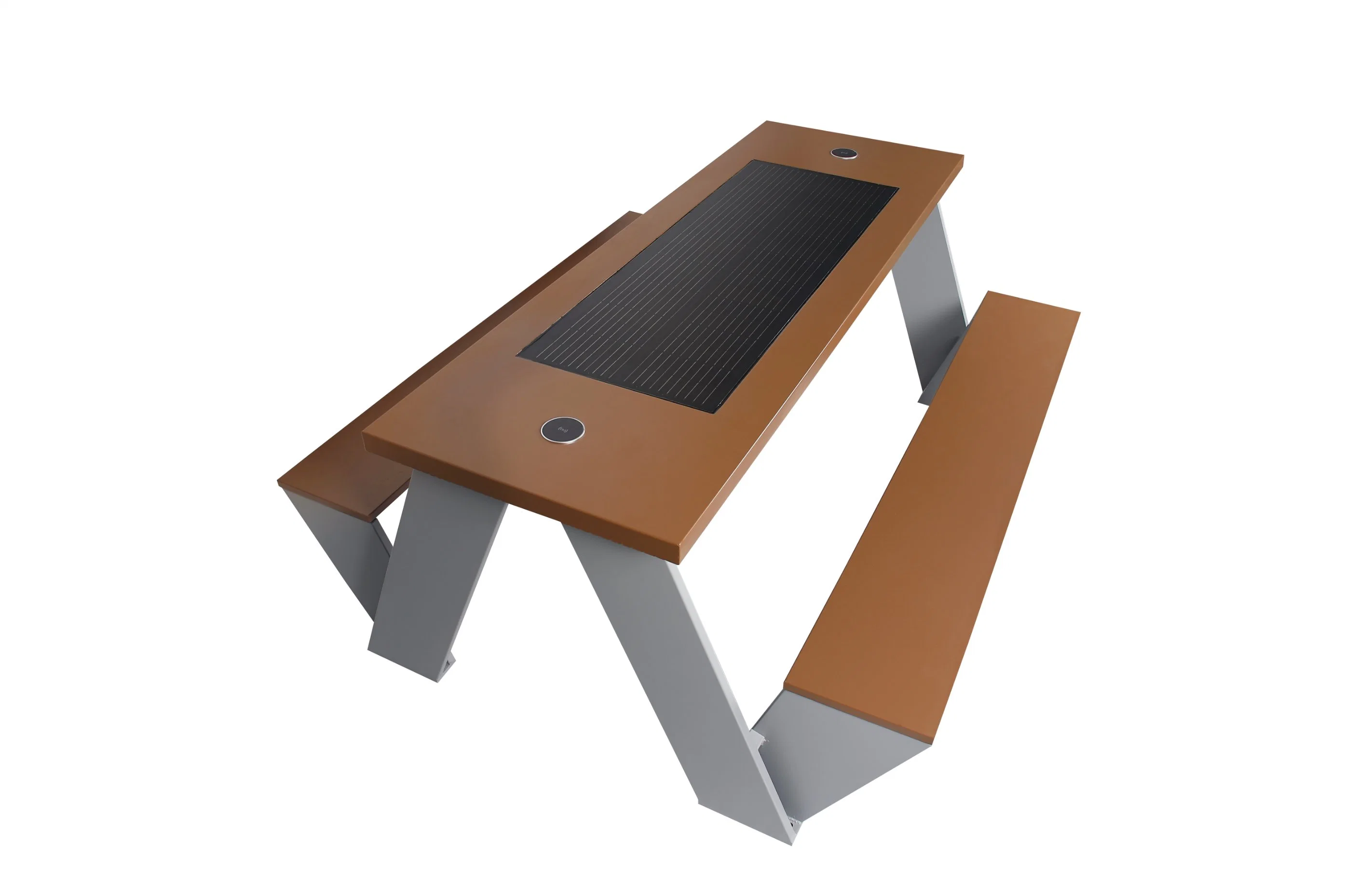 Solar Energy Table Sets Outdoor Park Benches Smart Charging Phone Street Furniture for Garden Community