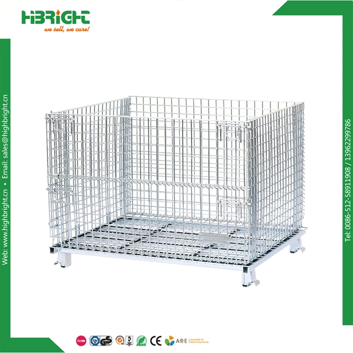 Wire Mesh Euro Pallet Box Cage Container