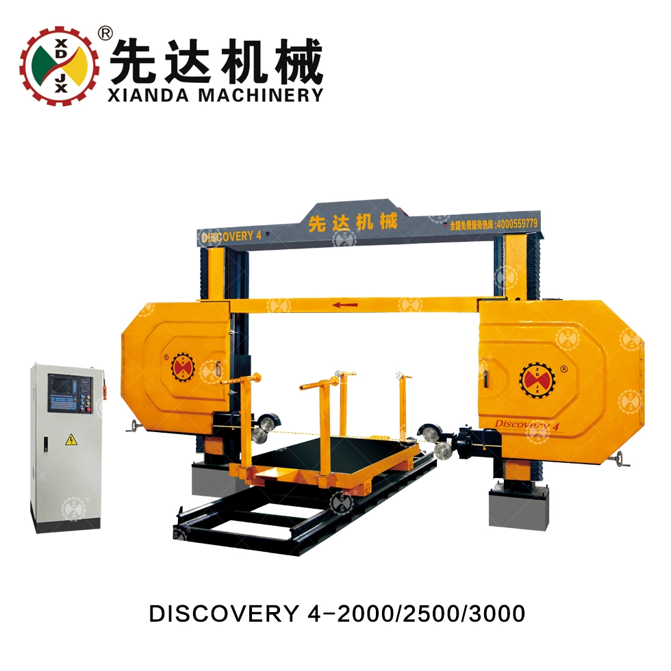 Xianda CNC Diamond Wire Sierra Discovery 4-2500 Ultimate Stone Cutting Máquina