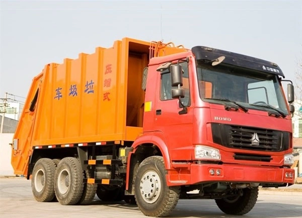 Sinotruk HOWO 5cbm 8cbm 10cbm Swing Arm Skip Garbage Truck