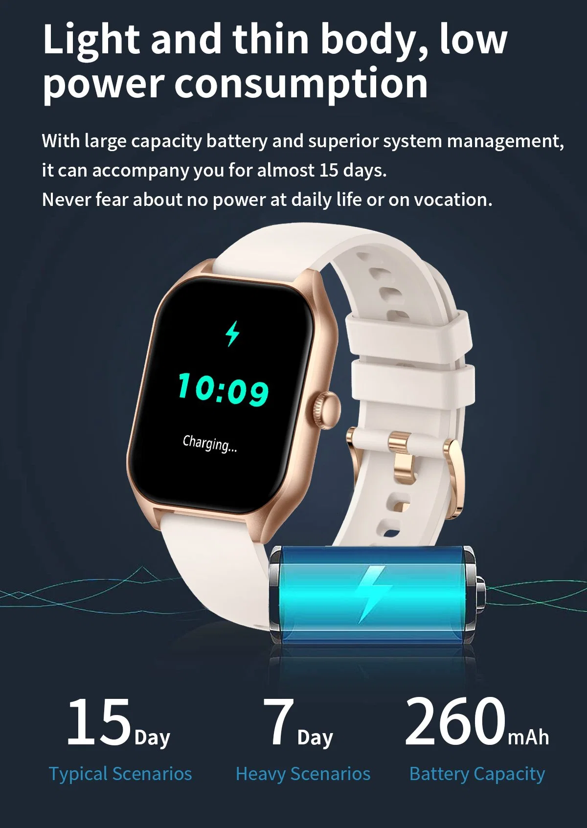 Contrôle de la musique Shake prendre des photos Trouvez la luminosité du Montre Smart Watch avec écran divisé pour téléphone portable avec encodeur