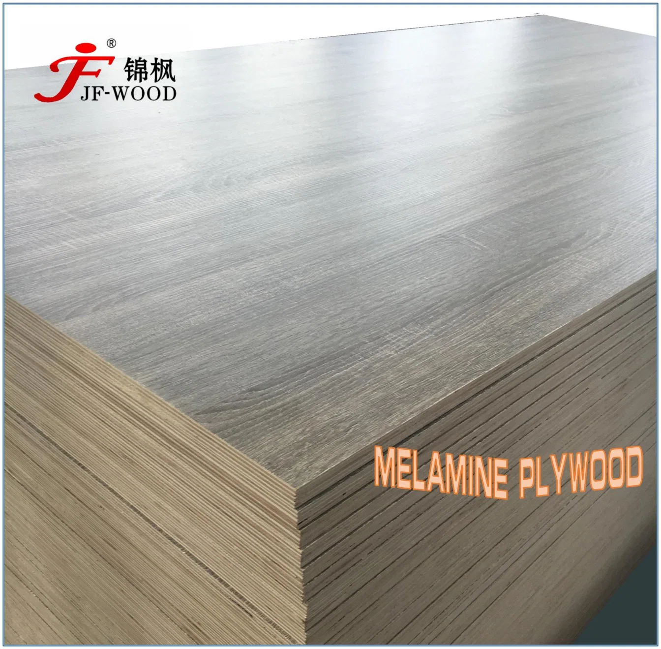 Wood Grain Color Poplar Hard Wood Core 11+2 Layers 9+2 Layer WBP E1 18mm 1220*2440mm Melamine Faced Plywood Bb Blockboard Particle Board MDF