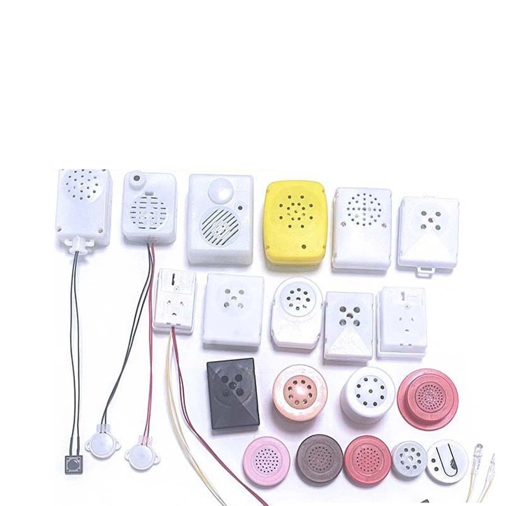 Music Squeeze Sound Box Electronic Movement Accessories LED Luminous Voice Sound Box