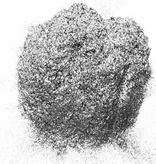 100 MESH : 80 % Min de la poudre de graphite amorphe naturelles