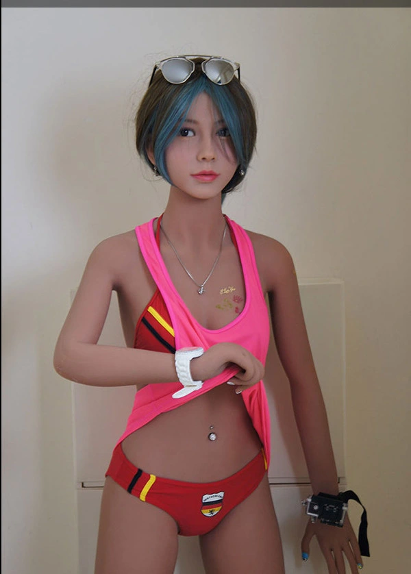 155 Cm (5.1 FT) Cheap Flat Chest Simulation Human Handmade TPE Sex Silicone Doll