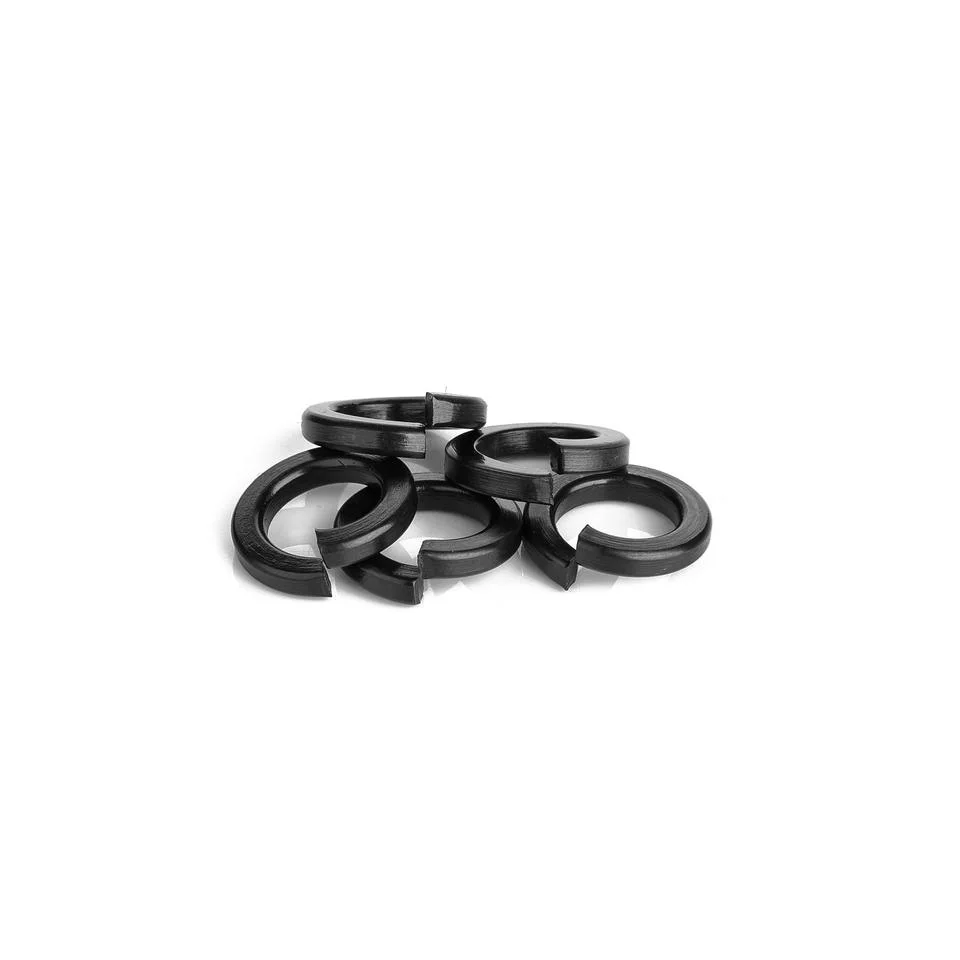 High Strenth Black DIN127 Industrial Open Spring Flat Washer with Square Ends