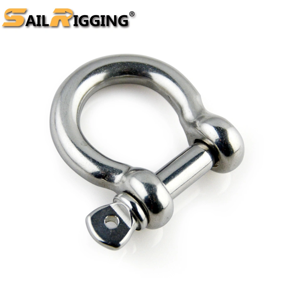 Shackle Factory High quality/High cost performance Rigging Hardware Stainless Steel European Style Bow Shackle