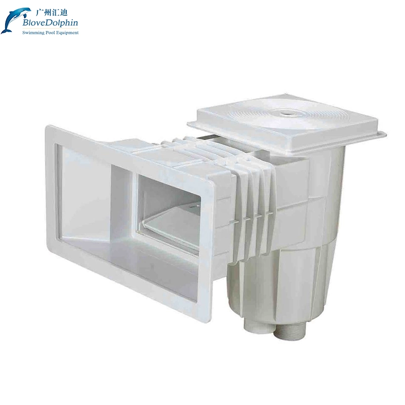 Extractor de aceite de tipo Wall-Through ABS Piscina Skimmer Piscina equipamiento