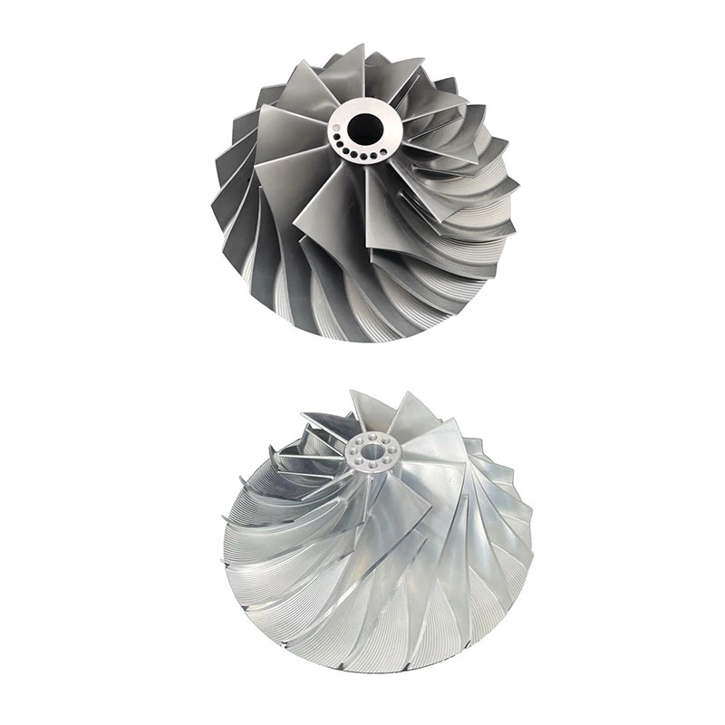 Impressão 3D Inconel 625 Gh3625 Billet Premium Titanium Alloy Turbine Peças da roda do impulsor do compressor do turbocompressor