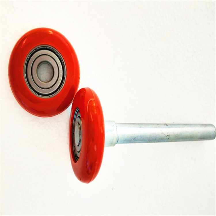 Red 6200zz Bearing 46*120mm Nylon Roller Belong Garage Door/Gate Hardware Accessories/Parts Pulley/Roller for Building Materials Door and Window Hardware