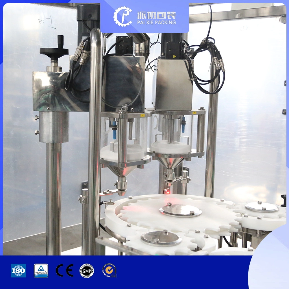 Health Care Products Fiber Powder Protein Powder Food Powder, Automatic Cup, Cup, Weighing, Filling and Capping Machine