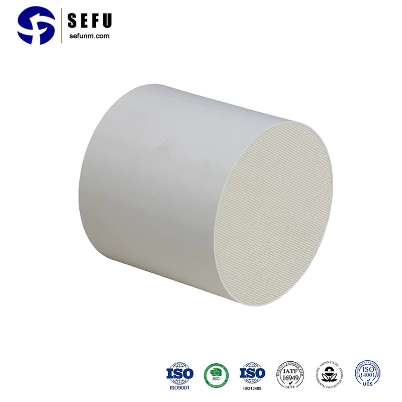 Sefu China Ceramic Substrate Manufacturer Monolith Honeycomb Ceramic Catalyst Substrate 3 Way Catalytic Converter