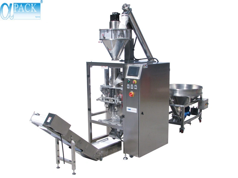 Gran Forma Vertical Automática de llenado y sellado en polvo/pan de carne/Caramelos/Envase/Embalaje/paquete Máquina (PM-720)