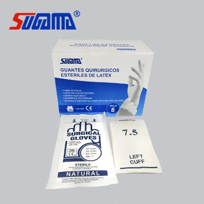 Sterile Latex Surgical Gloves One Pair One Bag